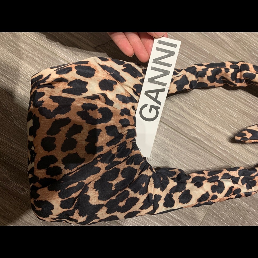 ganni mini leopard print shoulder bag - Picture 5 of 6